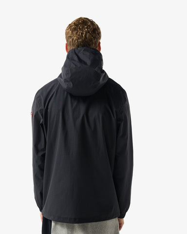 Unisex Black Play Packable Shell Rain Jacket