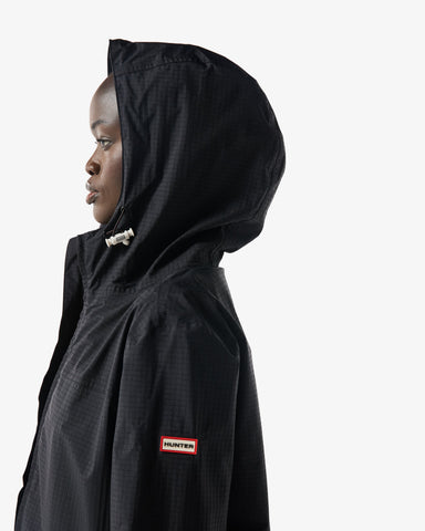 Unisex Black Play Packable Shell Rain Jacket