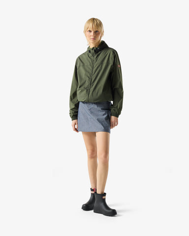 Unisex Kambaba Green Play Packable Shell Rain Jacket