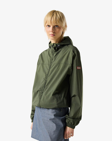 Unisex Kambaba Green Play Packable Shell Rain Jacket