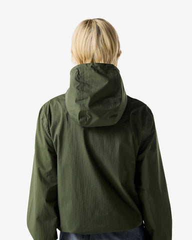 Unisex Kambaba Green Play Packable Shell Rain Jacket