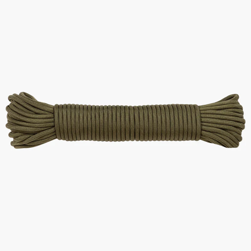 Highlander Paracord  Olive  - 4mm x 30 m - Wylies Outdoor World