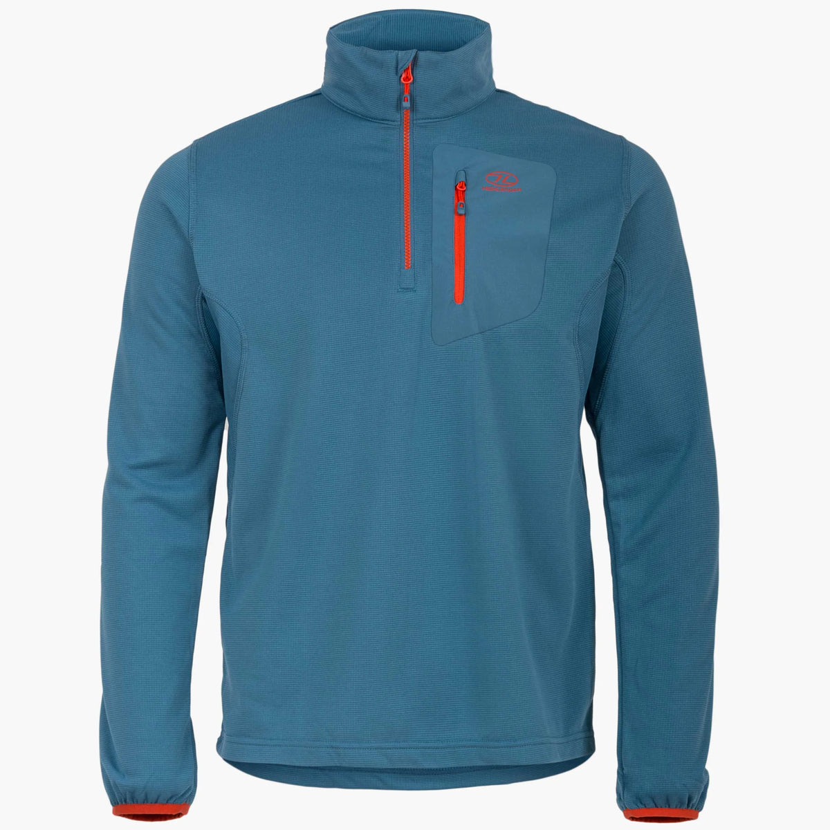 Hirta Grid Fleece from Wylie's Outdoor World Steel Blue