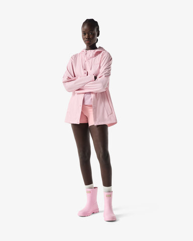 Unisex Parfait Pink Downpour Izzy PU Hooded Jacket