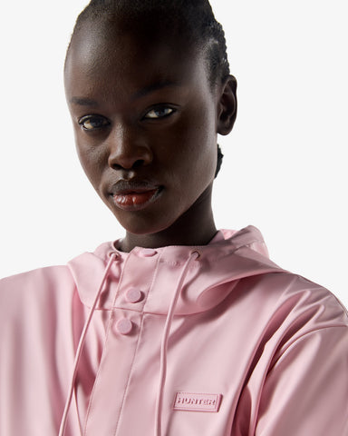 Unisex Parfait Pink Downpour Izzy PU Hooded Jacket