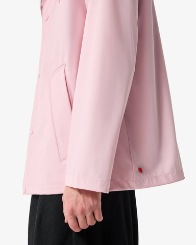 Unisex Parfait Pink Downpour Izzy PU Hooded Jacket