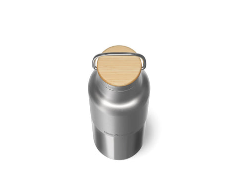 Klean Kanteen 473ml Rise Insulated Reflect Water Bottle with Bamboo Cap