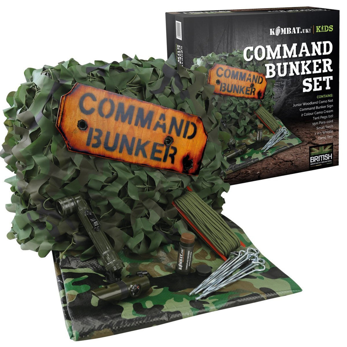 Kombat UK Kids Bunker Command Set