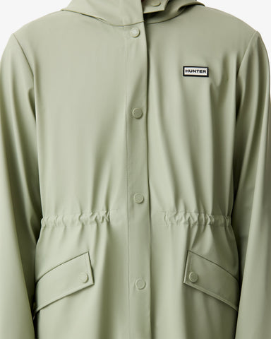 Women's Desert Sage Melissa PU Long Windbreaker