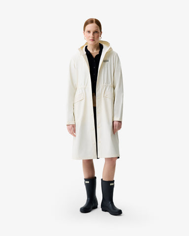 Women's Egret Melissa PU Long Windbreaker