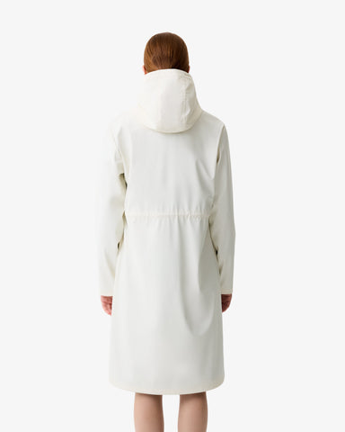 Women's Egret Melissa PU Long Windbreaker