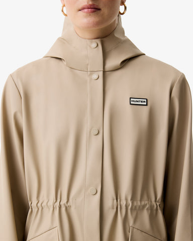 Women's Hummus Melissa PU Long Windbreaker