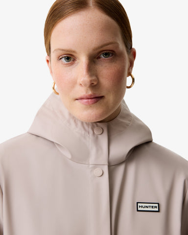 Women's Mushroom Melissa PU Long Windbreaker