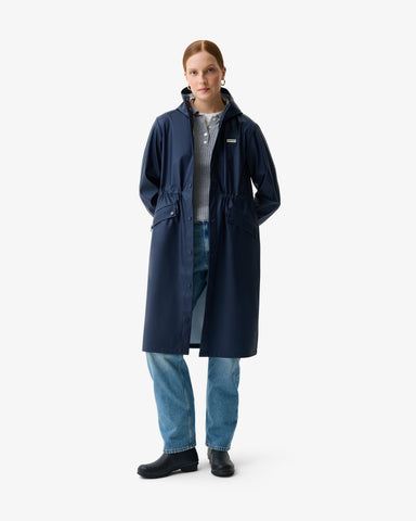 Women's Total Eclipse Melissa PU Long Windbreaker