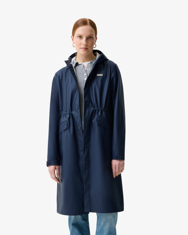 Women's Total Eclipse Melissa PU Long Windbreaker