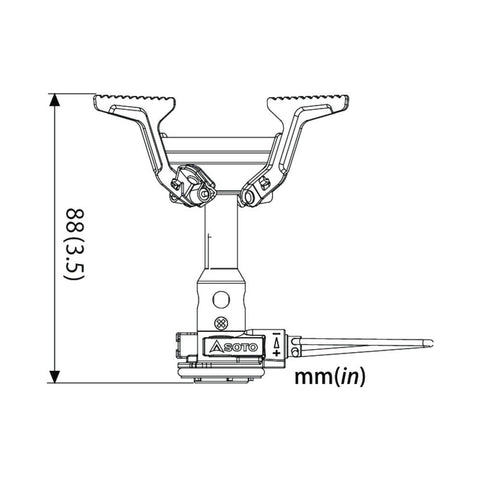 SOTO Amicus Stove without Igniter