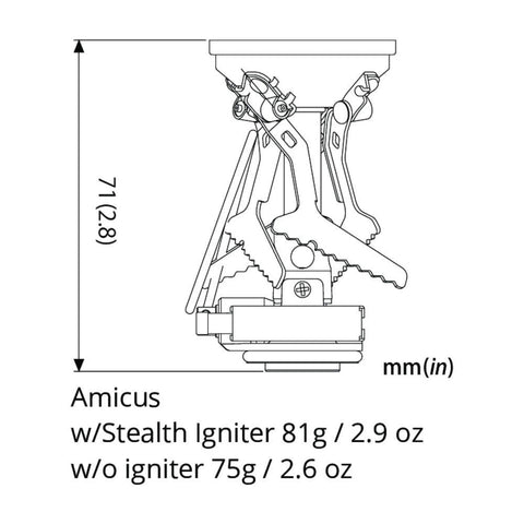 SOTO Amicus Stove without Igniter