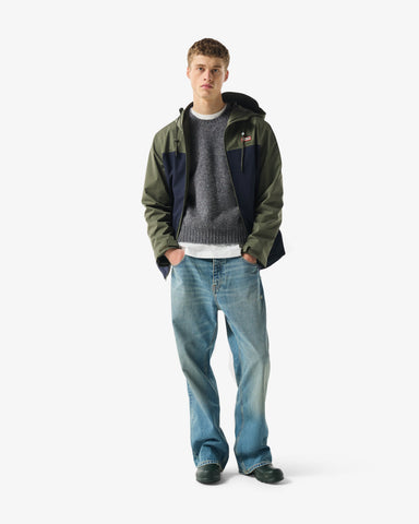 Men's Kambaba Green Originals Colour Block Waterproof Jacket