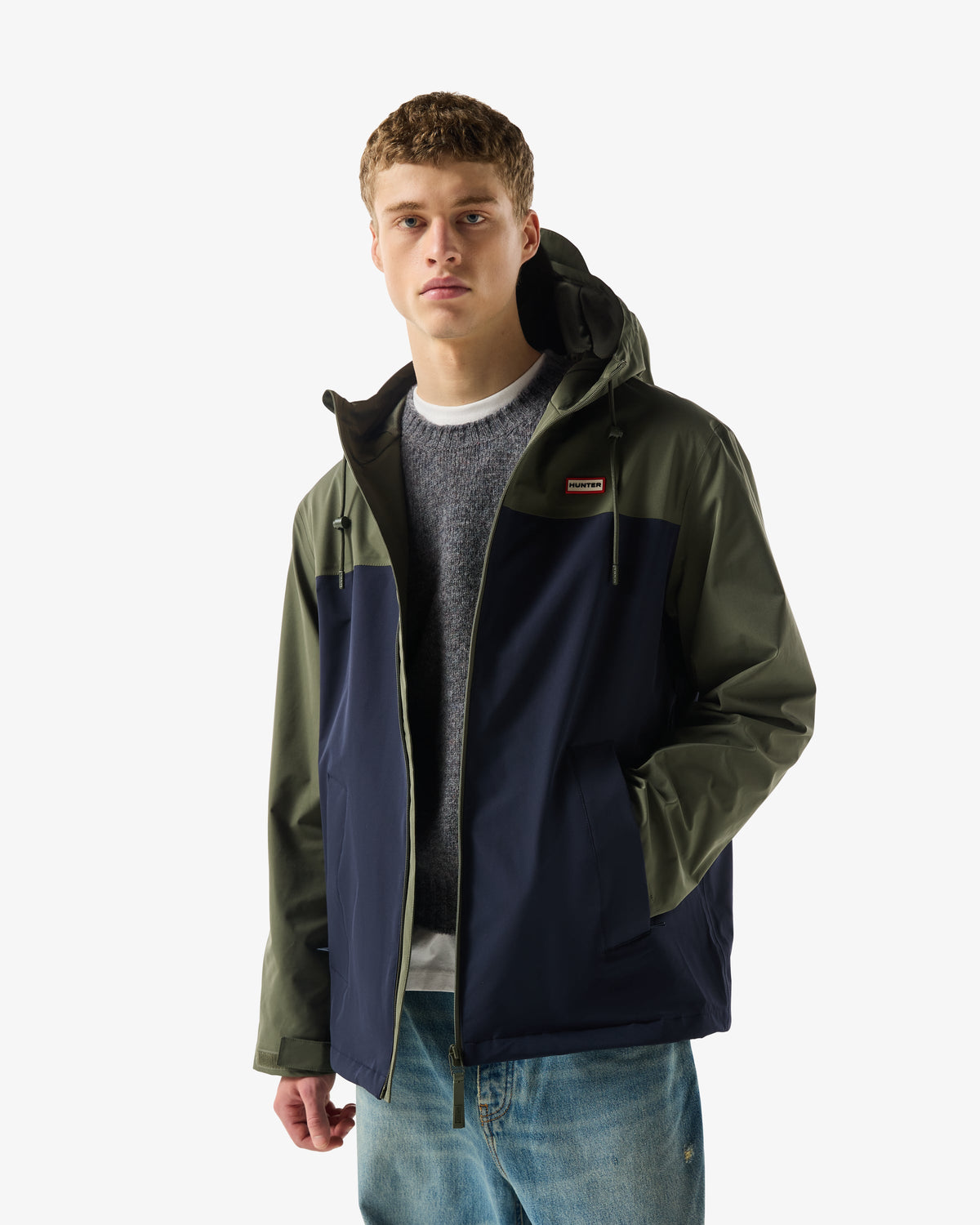 Men's Kambaba Green Originals Colour Block Waterproof Jacket