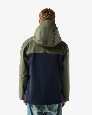Men's Kambaba Green Originals Colour Block Waterproof Jacket