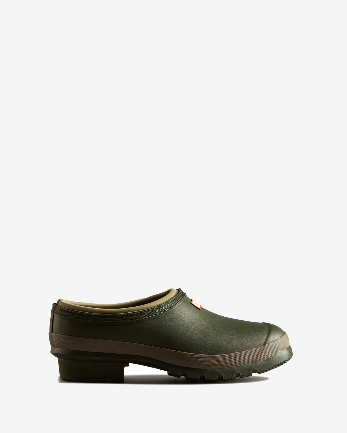 Men's Dark Olive Gardener Neoprene Lined Clogs