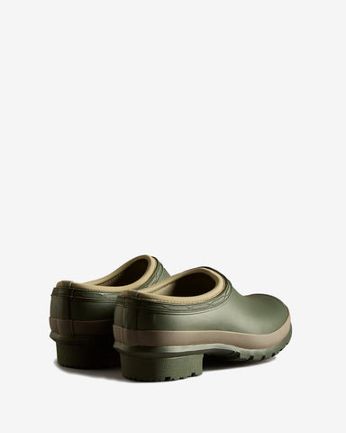 Men's Dark Olive Gardener Neoprene Lined Clogs