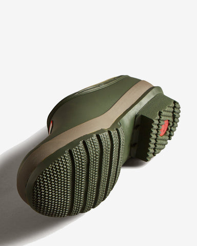 Men's Dark Olive Gardener Neoprene Lined Clogs
