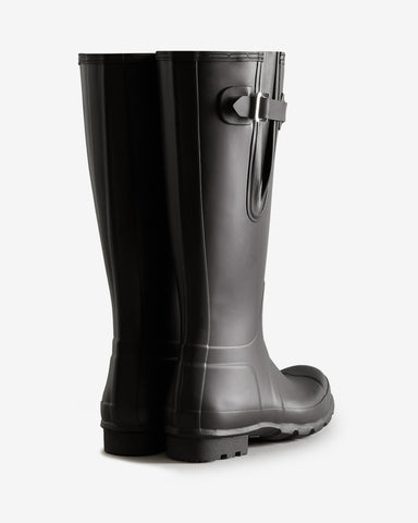 Men's Black Tall Side Adjustable Wellington Boot