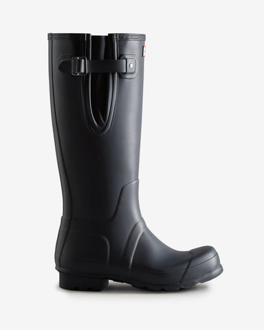 Men's Navy Tall Side Adjustable Wellington Boot