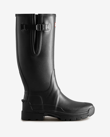 Men's Black Balmoral Adjustable 3mm Neoprene Wellington Boot