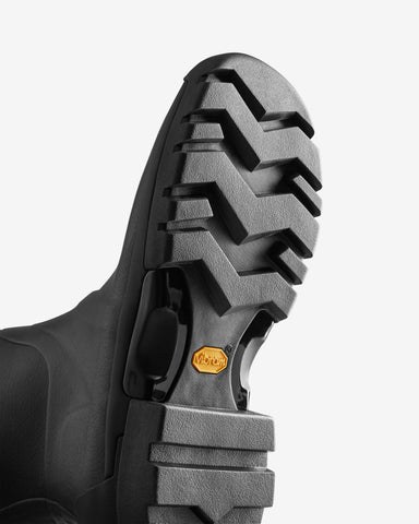 Men's Black Balmoral Adjustable 3mm Neoprene Wellington Boot