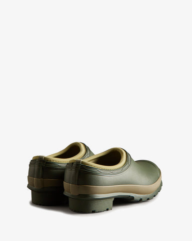 Women's Dark Olive Gardener Neoprene Lined Clogs