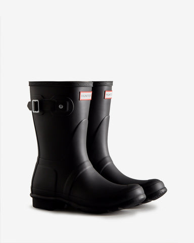 Women's Black Original Short Wellington Boot