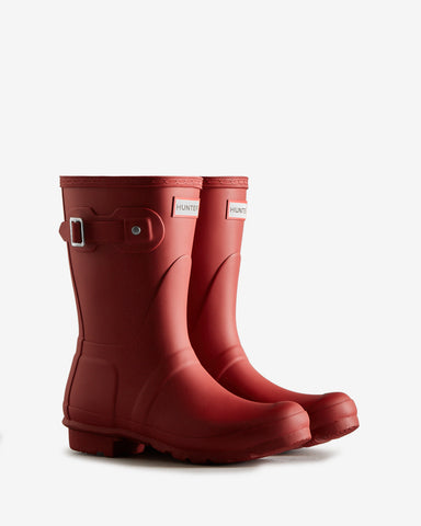 Women's Military Red Original Short Wellington Boot