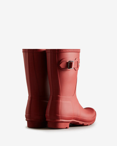 Women's Military Red Original Short Wellington Boot