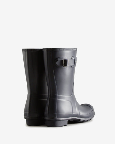 Women's Navy Original Short Wellington Boot