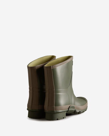 Women's Dark Olive Gardener Short Wellington Boot