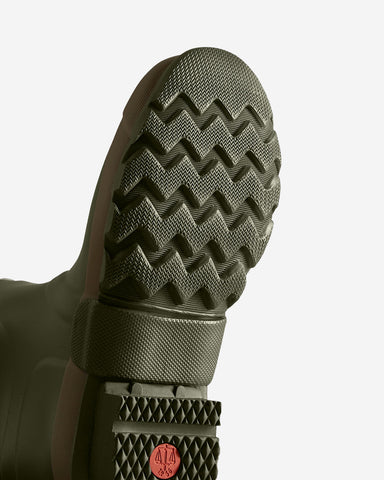 Women's Dark Olive Gardener Short Wellington Boot
