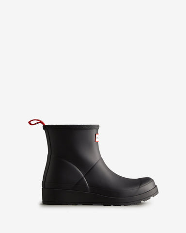Women's Black Play Short Wellington Boot