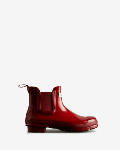 Women's Military Red Original Gloss Chelsea Boot