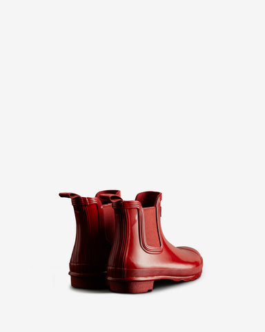 Women's Military Red Original Gloss Chelsea Boot