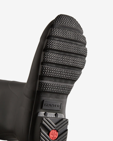 Women's Black Tall Back Adjustable Wellington Boot