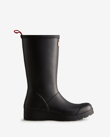 Women's Black Play Tall Wellington Boot