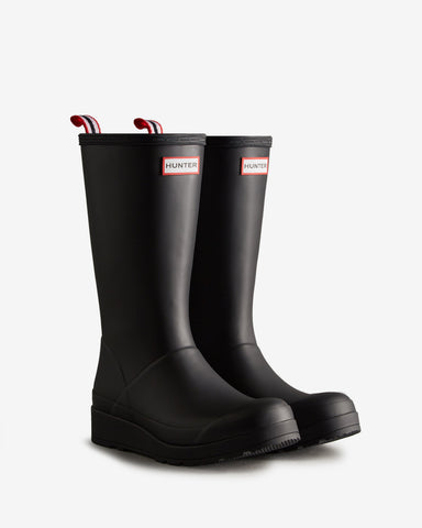 Women's Black Play Tall Wellington Boot