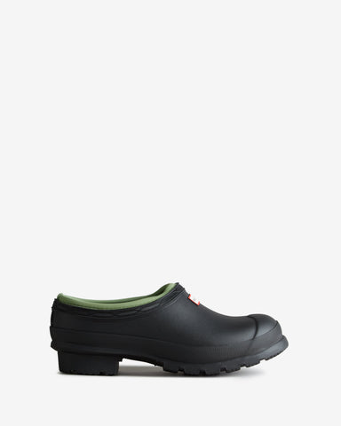 Women's Black Gardener Neoprene Lined Clogs
