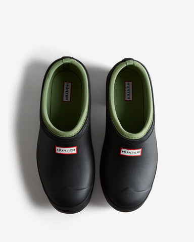 Women's Black Gardener Neoprene Lined Clogs