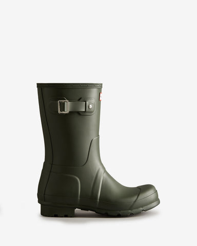Men's Dark Olive Original Short Wellington Boot