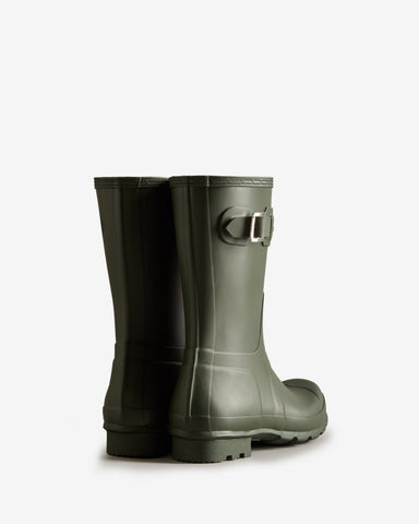 Men's Dark Olive Original Short Wellington Boot