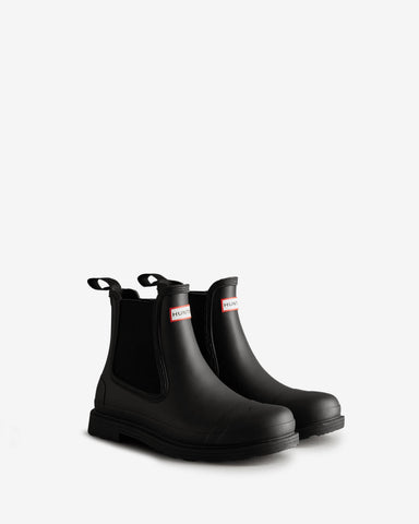 Men's Black Commando Chelsea Boot