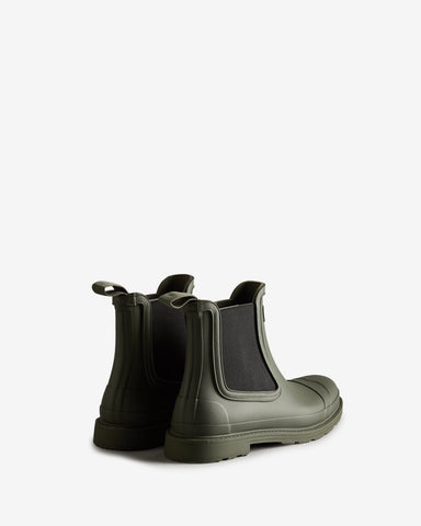 Men's Dark Olive Commando Chelsea Boot